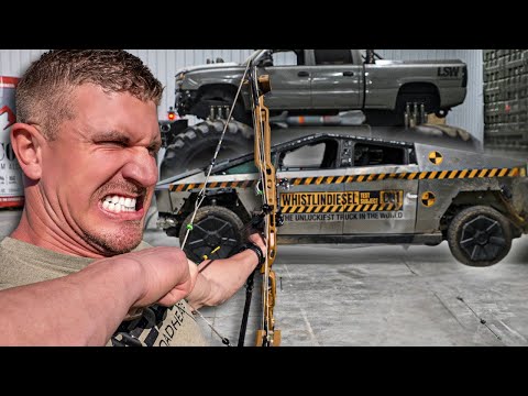 Cyber Truck Vs BEAST Broadhead 🤯