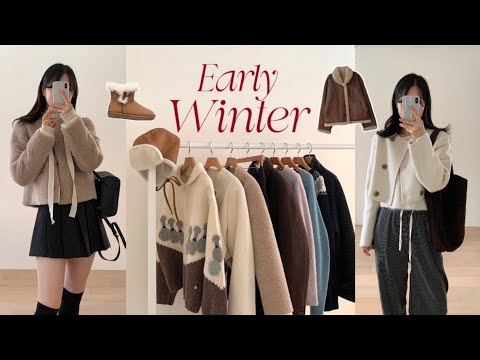 6Outers🧤겨울 아이템 총집합☃️🌲남다른 6가지 초겨울 데일리 룩북!지그재그 쇼핑+무스탕부터 코트까지, 가성비 좋은 겨울 바지까지! 어그부터 연말룩, 겨울아이템까지 가득🤍🦌