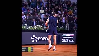 Musetti was 🔒in #tennis #atp #rome #comeback #lockin #shorts #viralvideo