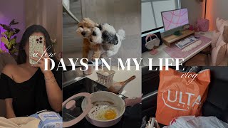 DAYS IN MY LIFE VLOG | coffee, shopping haul, new home office, new vanity & more!!