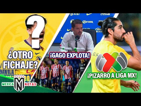 América HACE OTRO FICHAJE ADEMÁS DE DÁVILA|Gago FURIOSO EN PLENA CONFERENCIA |Rodo Pizarro a Liga MX