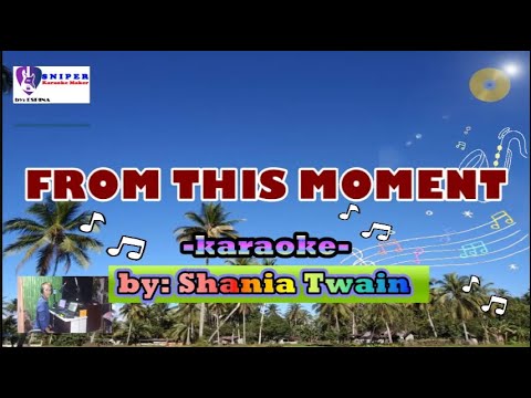 FROM THIS MOMENT karaoke by Shania Twain