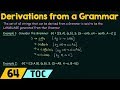 Understanding Grammar and Languages