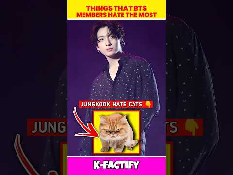 Things That BTS Members Hate The Most ๐ฑ || #shorts #bts #kpop