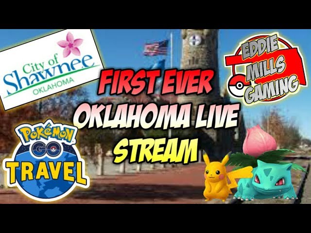 *FIRST EVER* LIVE STREAM FROM OKLAHOMA! // #PokemonGOTravel