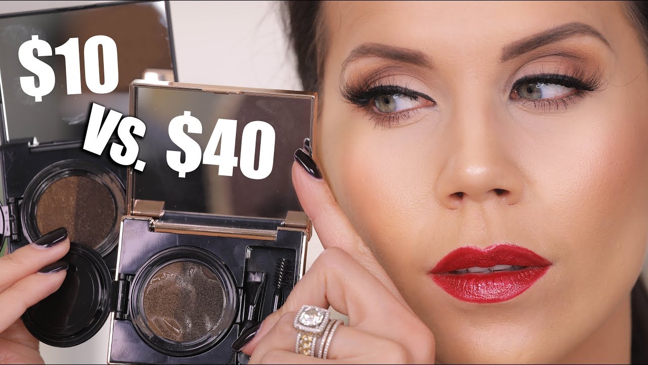 10 EYEBROW KIT vs. 40 EYEBROW KIT Wear Test