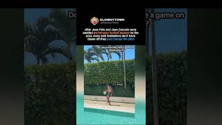 joao felix and joao cancelo passing a ball by the pool had fans laughing#joaofelix #joaocancelo