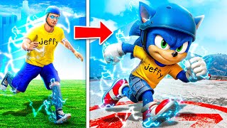 Human To SONIC In GTA 5!