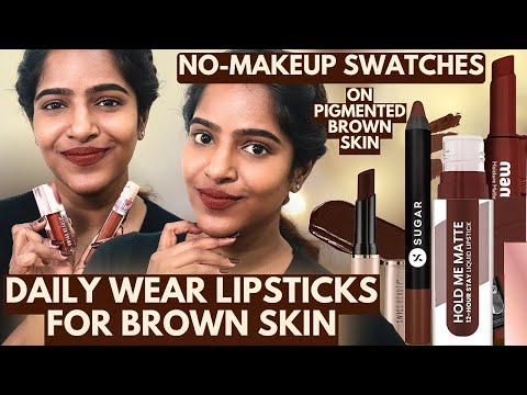 Must Have Daily Wear Lipsticks For Brown Skin-Haul-Hits & Misses-NO MAKEUP SWATCHES!🤎