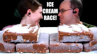 ASMR Klondike Ice Cream Race 🍦 Mukbang Eating Sounds