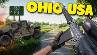Surviving AWESOME NEW USA OHIO DayZ Map!