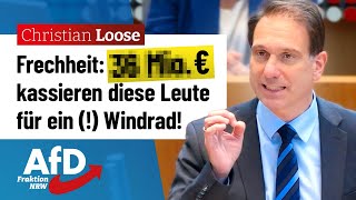 So kassieren Klima-Profiteure für ein einziges Windrad ab! – Christian Loose (AfD)