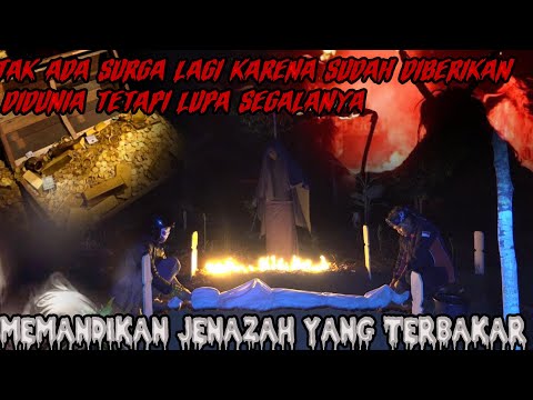 JENAZAH ISTIDRAJ!!-AZAB KUBUR TERBAKAR BERSAMA IBLIS YANG SELALU TEMANI SAAT HIDUP