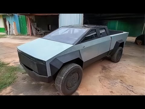 Man Builds DIY TESLA CYBERTRUCK in 8 Months | Start to Finish @TiuLuquinha