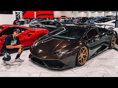 Buying RAREST Lamborghini Huracan I Could Find! *INSANE FACTORY COLOR*