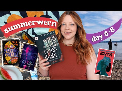 A 5⭐ Read for Summerween!! 💀🌴 Day 6-8 Vlog