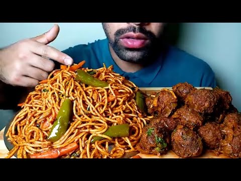 SPECIAL Chow mein WITH MUTTON KOFTA EATING SHOW #Hungry piran