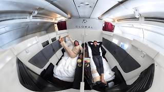 First Class on the World's Newest Airline (Global Airlines)