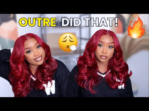 OMG 🫣🤯 LET'S GET INTO THIS $62 💸💸 WIG FROM AMAZON PRIME! OUTRE SIERRA (SPICY RED)