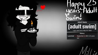 Happy 25th anniversary to @adultswim  together GCMV no celebrating @cartoonnetwork 31st birthday 