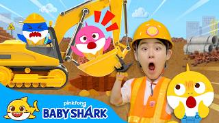 We are Construction Vehicles | Baby Shark X Hoi Playtime | Baby Shark Official