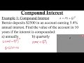 Exploring Compound Interest Concepts