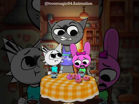 "DID PINKI AND WENDA REALLY START FIGHTING AT BREAKFAST?! 😳🍳💥" #sprunki #animation #funny