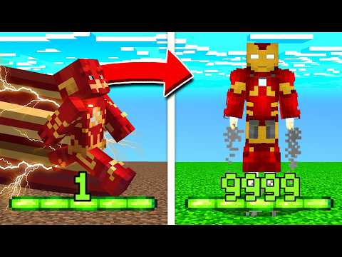 A CADA XP MEU SUPER HERÓI EVOLUI NO MINECRAFT