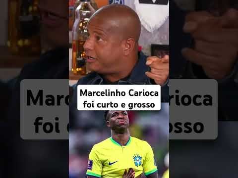 Marcelinho Carioca sobre Vini Jr: "Pra ser Bola de Ouro, PRECISA jogar que nem Messi e CR7" #shorts