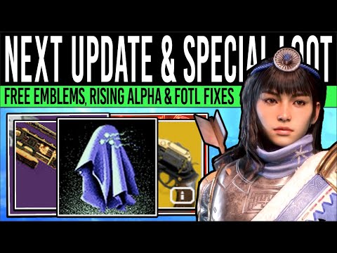 Destiny 2: NOVEMBER UPDATES & SPECIAL LOOT! Free EMBLEMS, Perk RNG, Destiny Rising Info & TWID!