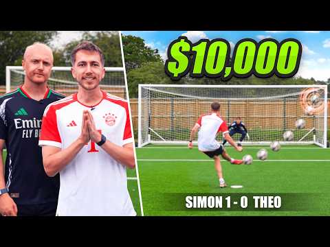 $10,000 FOOTBALL CHALLENGE VS THEO BAKER!