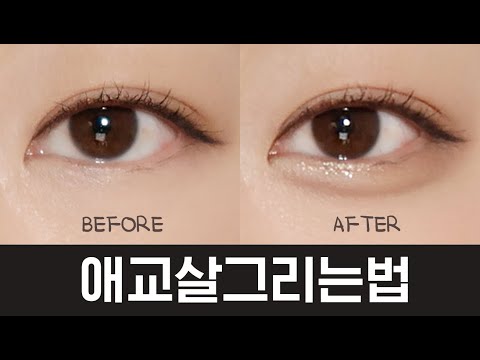 아이브로우,쿠션만 들고와! 눈이 두 배 되는 고퀄리티 애교살 그리기👀