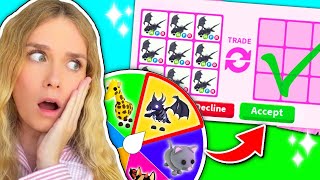 EXTREME MYSTERY WHEEL DECIDES What We TRADE In Adopt Me! (Roblox)