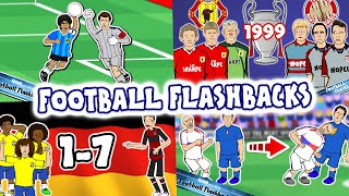FOOTBALL FLASHBACKS ⚽️ Zidane Headbutt, Maradona Handball and more crazy moments!