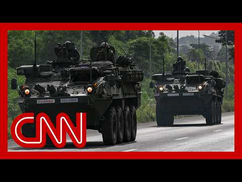YouTube video thumbnail: Thailand launches airstrikes on Cambodian military targets as deadly border dispute escalates