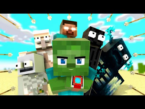 Zombie Becomes Herobrine to Beat the Traps!| Mikecrab Animation