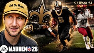 Can Tyler Shough Save the Saints in OT?! | Saints vs. Commanders | Madden Saints Franchise Ep. 50