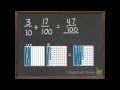 Adding Tenths and Hundredths with Place Value