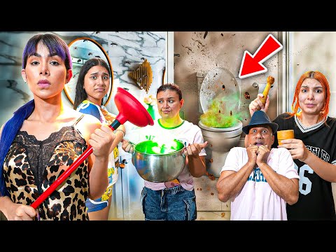 QUIEN TAPÓ EL BAÑO? 🚽 😳// FAMILIA RECOCHA