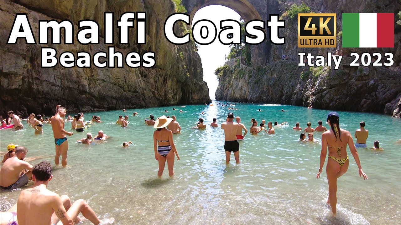 Amalfi Coast 4K – Walking 5 Amazing Beaches – Amalfi, Fiordo, Maiori, and Positano