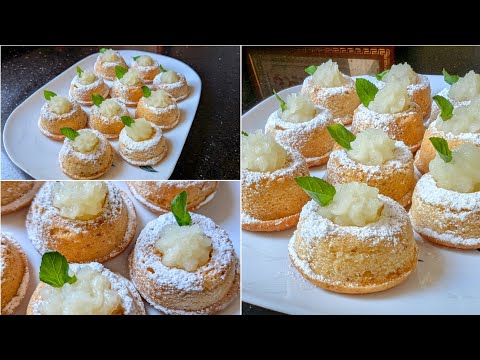 هادو هوما لي ميني موسكوتشو 😍 لي تحضريهم فالباك والبيام بذوق  الليمون 😋 بكريمة بدون بيض 👍