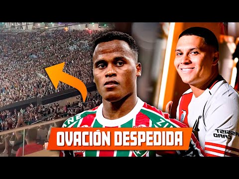 INCREÍBLE OVACIÓN y DESPEDIDA JHON ARIAS l QUINTERO PRESENTACIÓN RIVER PLATE l CARRASCAL x FLAMENGO
