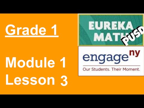 Eureka Math Grade 1 Module 1 Lesson 3