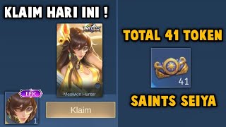 LOGIN HARI INI, KLAIM SKIN MIAWKIN LESLEY GRATIS ! BOCORAN 41 TOKEN EVENT SAINT SEIYA !!
