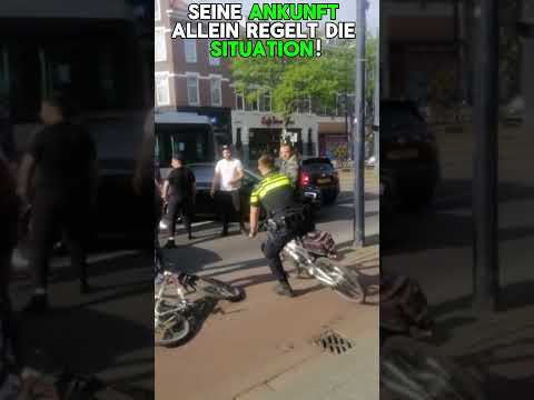 Polizist stoppt Streit in Sekunden!