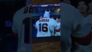 Devers turns into a unicorn after hitting Home run!