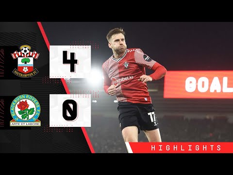 HIGHLIGHTS: Southampton 4-0 Blackburn Rovers | Championship