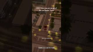 Falling from Los Santos Tower #gta