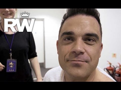 Backstage At The O2: The Joke's On Robbie's Hairdresser