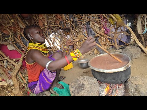 African Village Life || Cooking Most 🍯Delicious Brown Porridge for Breakfast🔥